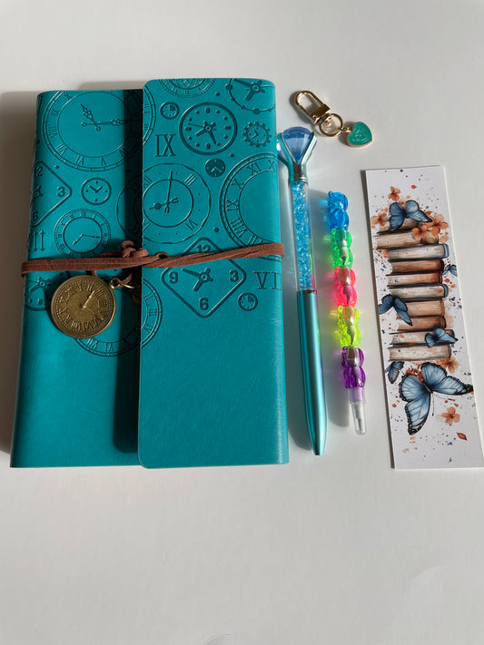Teal Blue Bookish Stationery Gift Box