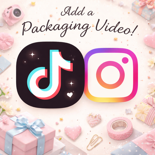 Aesthetic order packaging video add-on for TikTok and Instagram